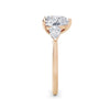 Freya 18k Rose Gold Heart Trilogy
