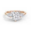 Freya 18k Rose Gold Heart Trilogy