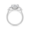 Freya 18k White Gold Heart Trilogy