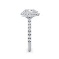 Freya 18k White Gold Heart Halo