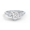 Freya 18k White Gold Heart Trilogy