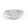 Freya 18k White Gold Heart Trilogy