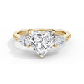 Freya 18k Yellow Gold Heart Trilogy
