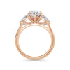 Freya 18k Rose Gold Marquise Trilogy