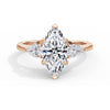 Freya 18k Rose Gold Marquise Trilogy