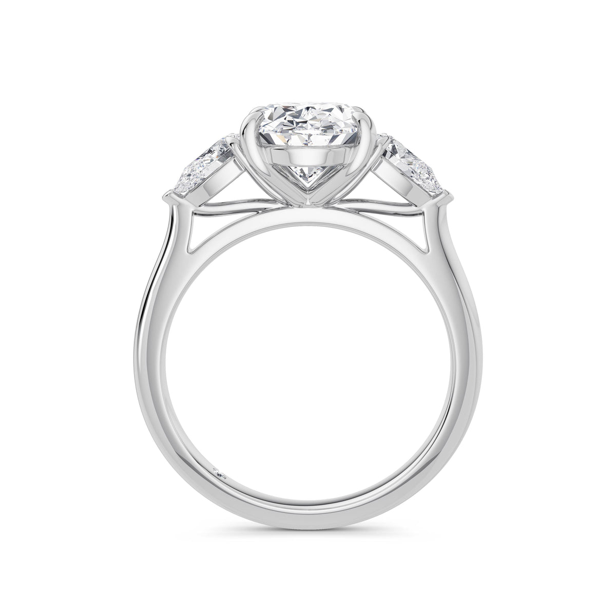 Freya Platinum Oval Trilogy