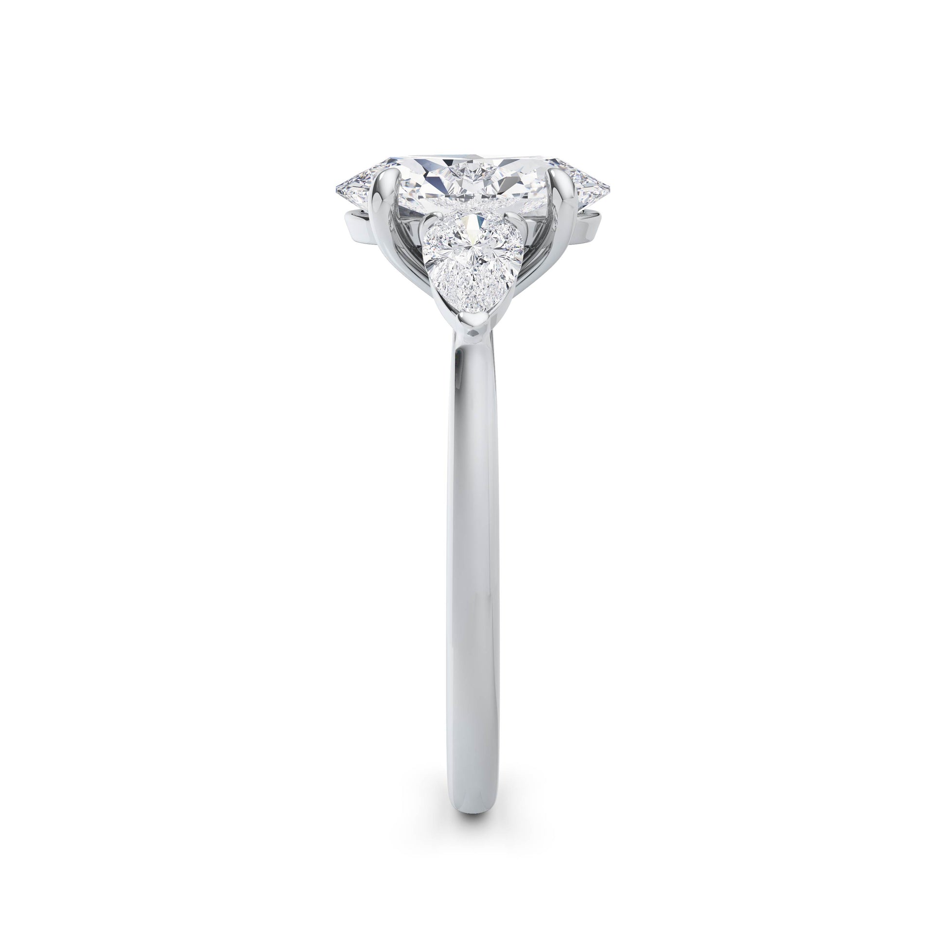 Freya Platinum Oval Trilogy