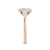 Freya 18k Rose Gold Oval Trilogy