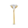 Freya 18k Yellow Gold Oval Trilogy