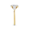Freya 18k Yellow Gold Oval Trilogy