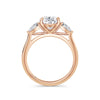 Freya 18k Rose Gold Pear Trilogy