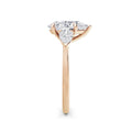 Freya 18k Rose Gold Pear Trilogy