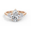 Freya 18k Rose Gold Pear Trilogy