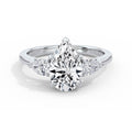 Freya 18k White Gold Pear Trilogy