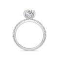 Freya Platinum Pear Diamond Band