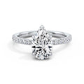 Freya Platinum Pear Diamond Band