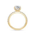 Freya 18k Yellow Gold Pear Diamond Band