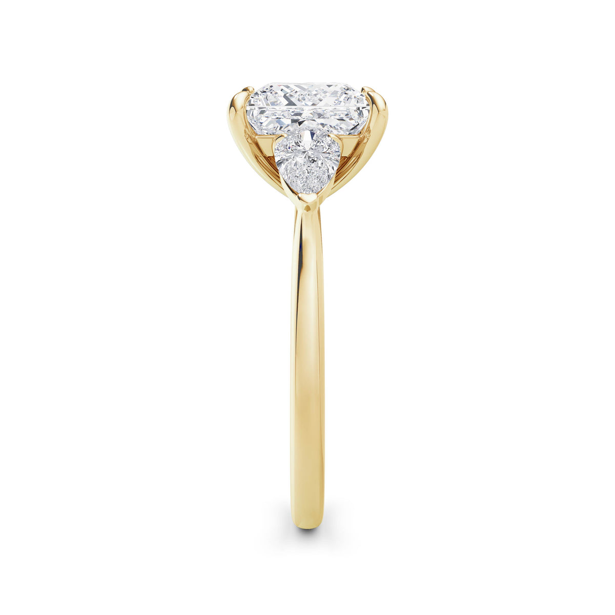Freya 18k Yellow Gold Princess Trilogy
