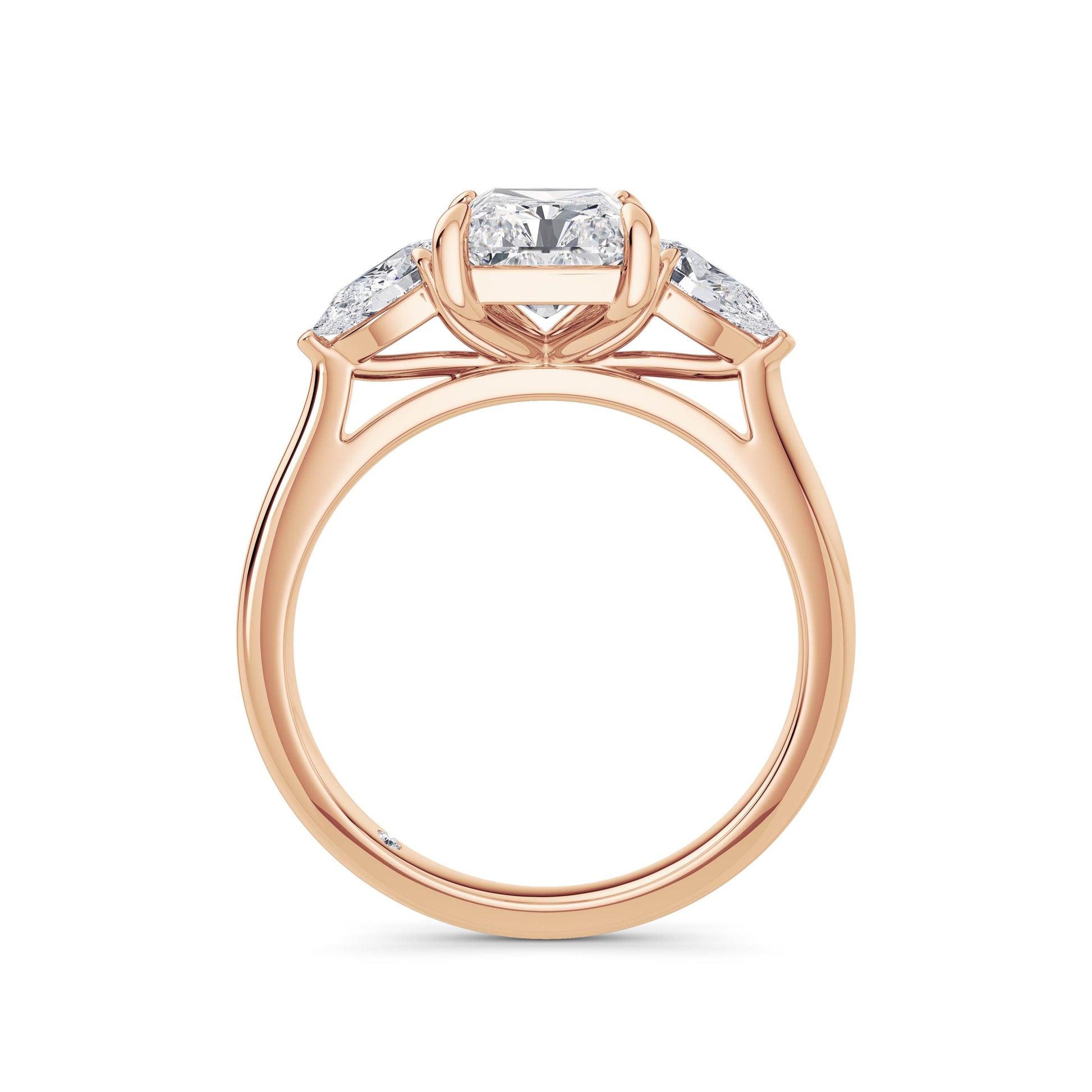 Freya 18k Rose Gold Radiant Trilogy