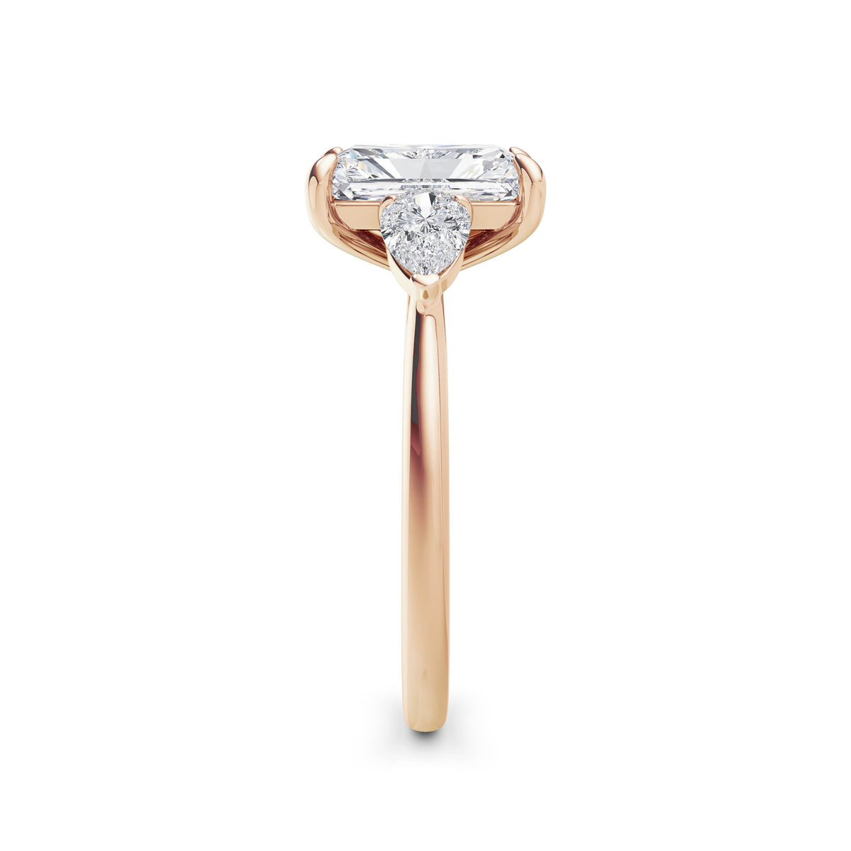 Freya 18k Rose Gold Radiant Trilogy