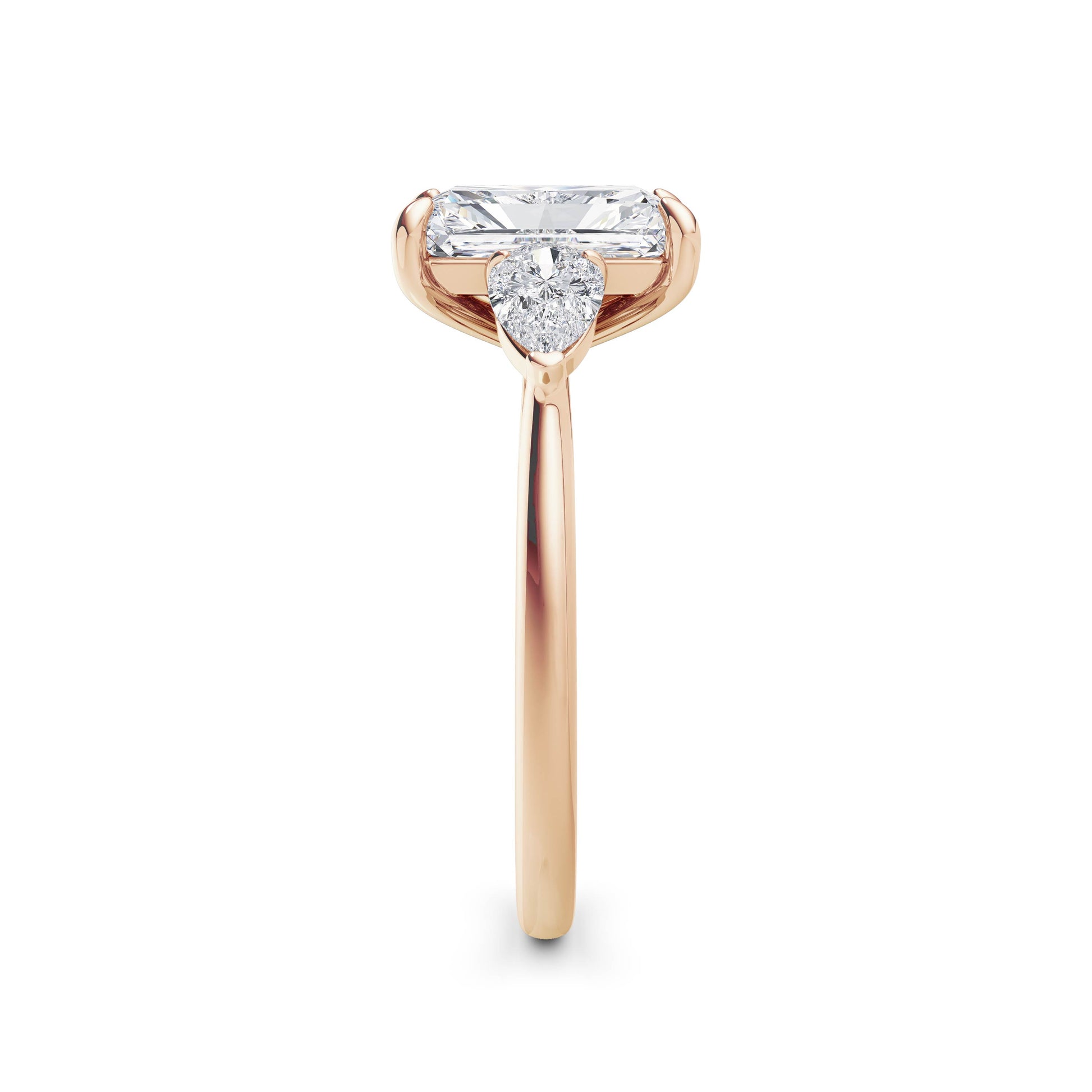 Freya 18k Rose Gold Radiant Trilogy