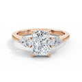 Freya 18k Rose Gold Radiant Trilogy