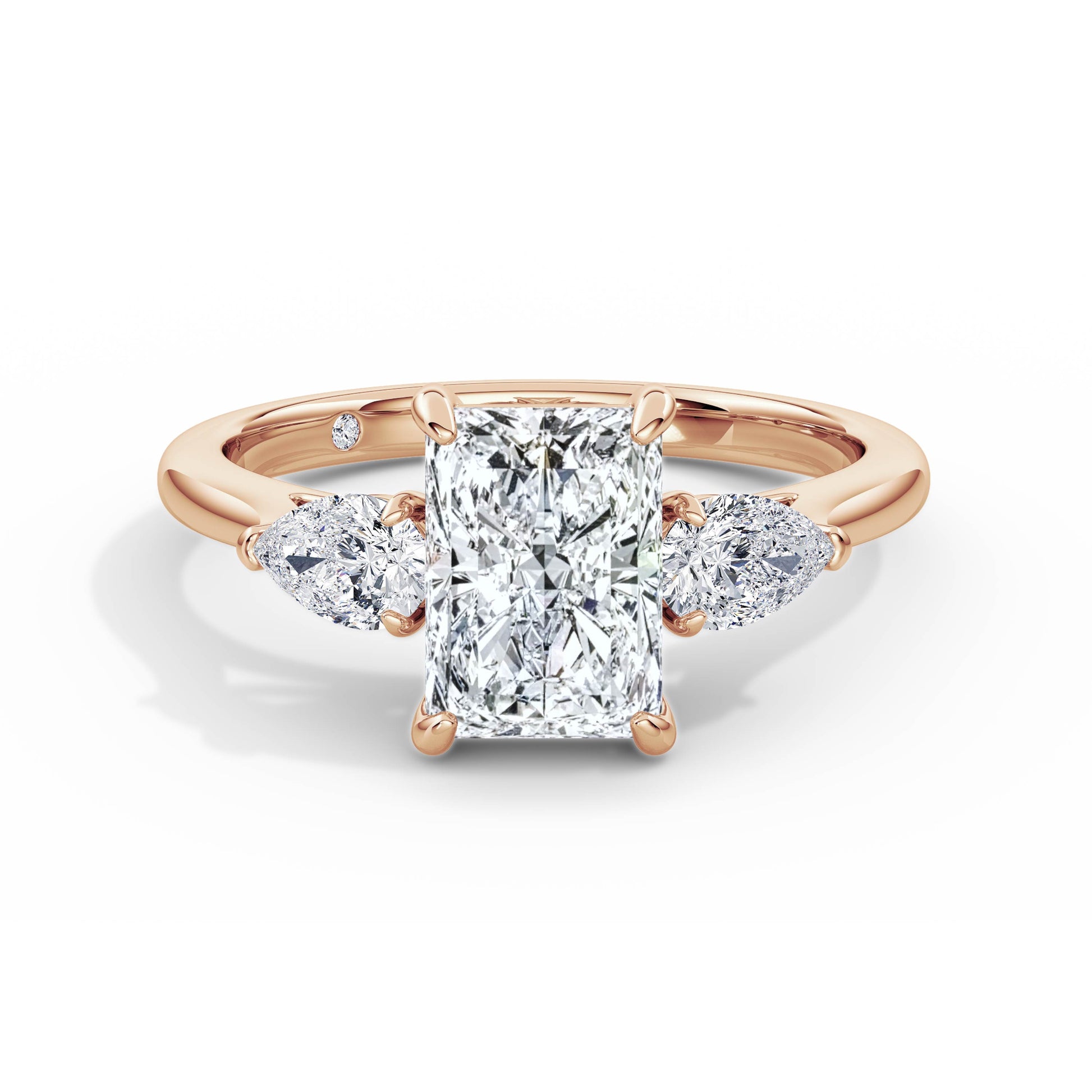 Freya 18k Rose Gold Radiant Trilogy