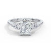 Freya 18k White Gold Radiant Trilogy