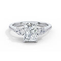 Freya 18k White Gold Radiant Trilogy