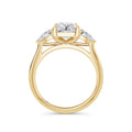 Freya 18k Yellow Gold Radiant Trilogy