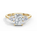 Freya 18k Yellow Gold Radiant Trilogy