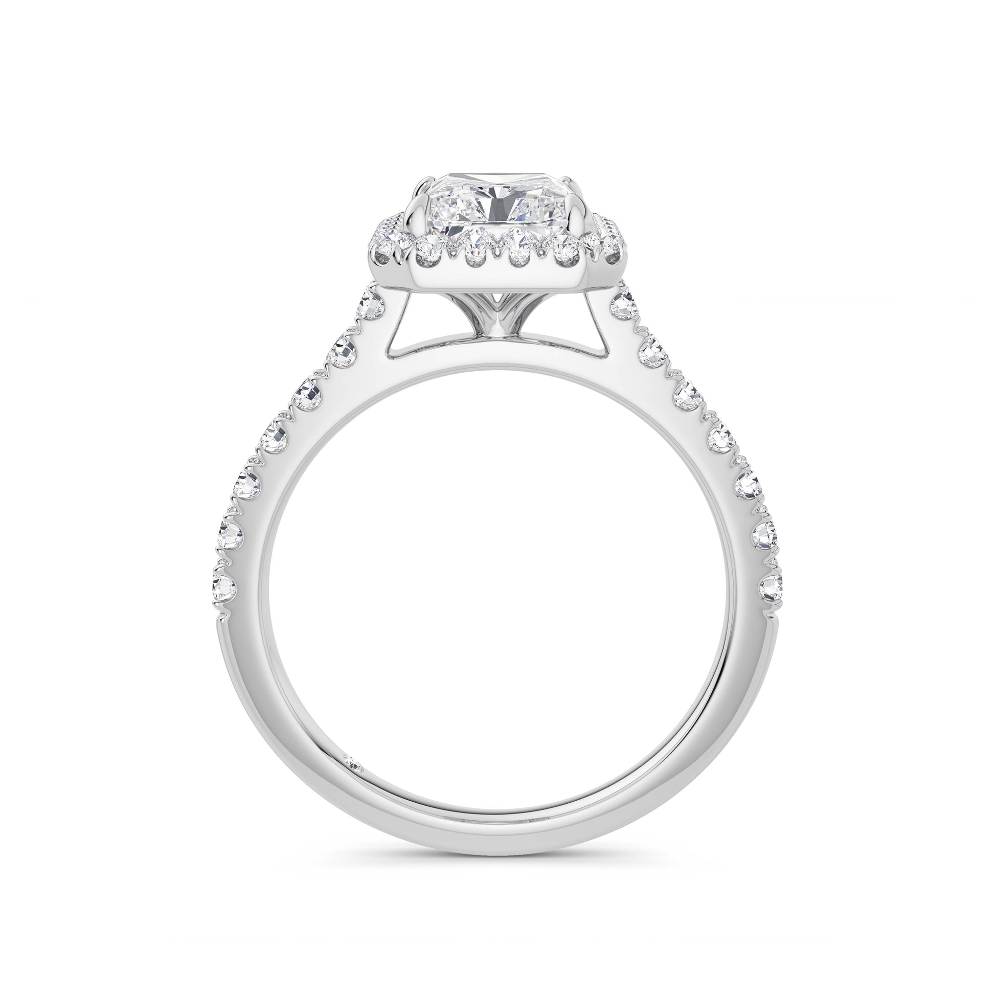 Freya Platinum Radiant Halo