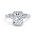 Freya Platinum Radiant Halo