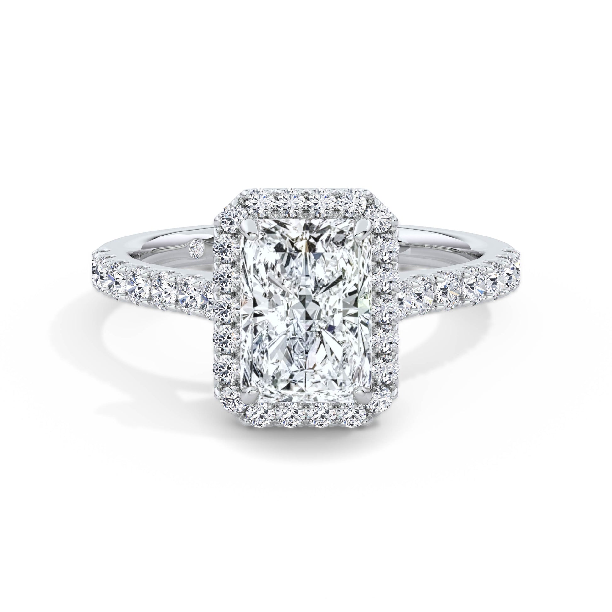 Freya Platinum Radiant Halo
