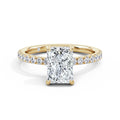 Freya 18k Yellow Gold Radiant Diamond Band