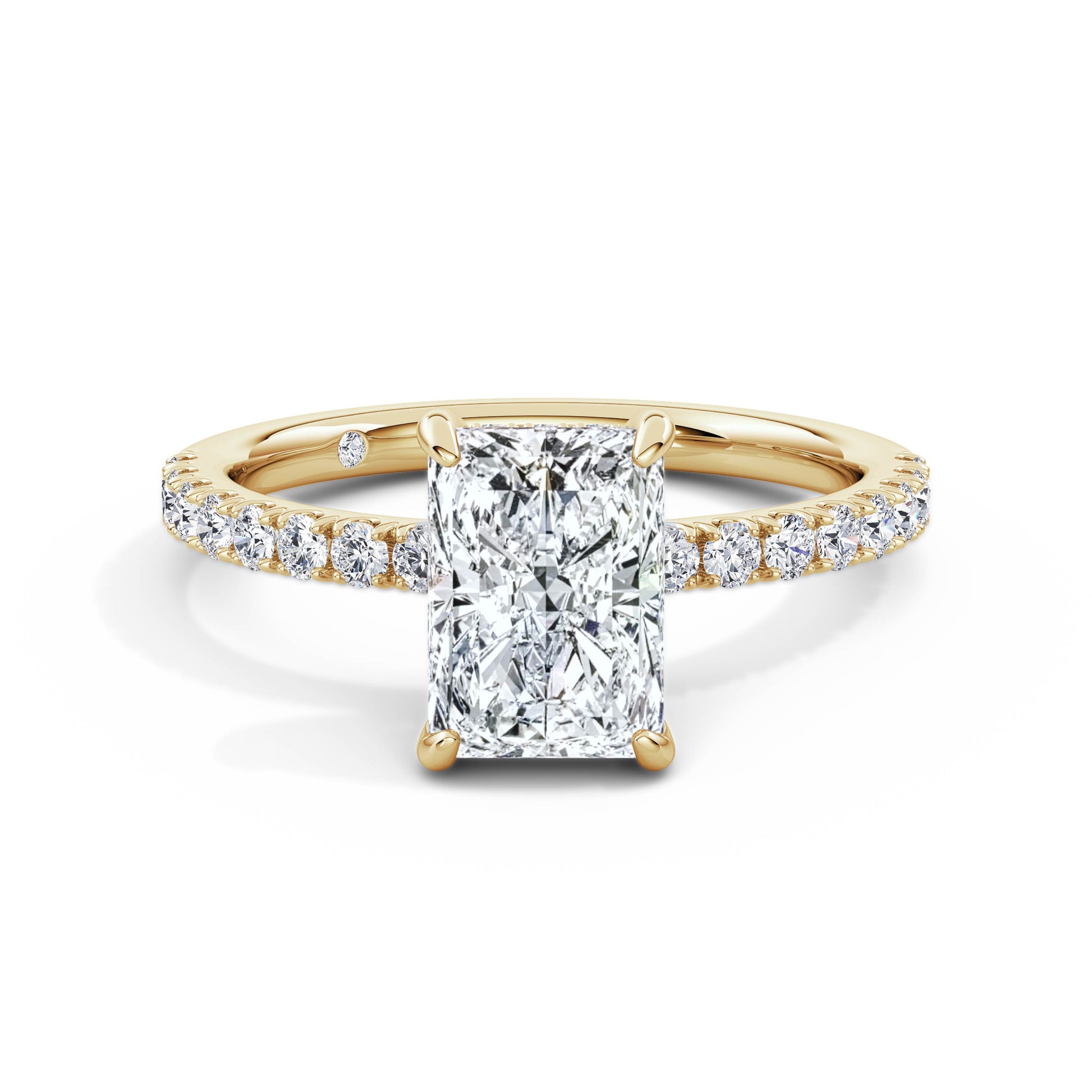Freya 18k Yellow Gold Radiant Diamond Band