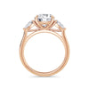 Freya 18k Rose Gold Round Trilogy