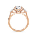 Freya 18k Rose Gold Round Trilogy