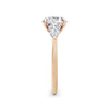 Freya 18k Rose Gold Round Trilogy