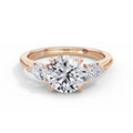 Freya 18k Rose Gold Round Trilogy