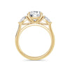 Freya 18k Yellow Gold Round Trilogy