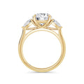Freya 18k Yellow Gold Round Trilogy