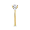 Freya 18k Yellow Gold Round Trilogy