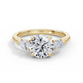 Freya 18k Yellow Gold Round Trilogy