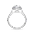 Freya Platinum Round Halo