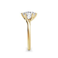Hallie 18k Yellow Gold Round Solitaire