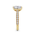 Heidi 18k Yellow Gold Elongated Cushion Diamond Band