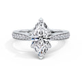 Heidi Platinum Marquise Diamond Band