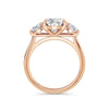 Heidi 18k Rose Gold Oval Trilogy