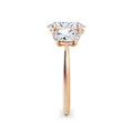Heidi 18k Rose Gold Oval Trilogy